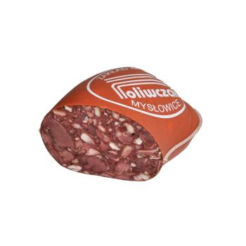 Poliwczak Zungenwurst  / Salceson z ozorkami czarny 1,3 - 1,8 kg 