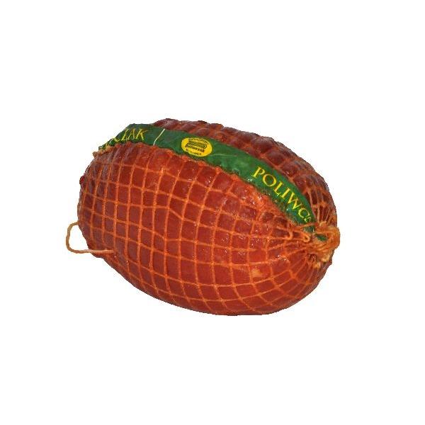 Poliwczak Roher Schinken im Netz geräuchert  / Szynka wedzona surowa 1,0 -1,5 kg